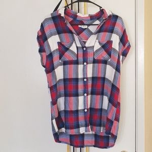 Anthropologie plaid shirt